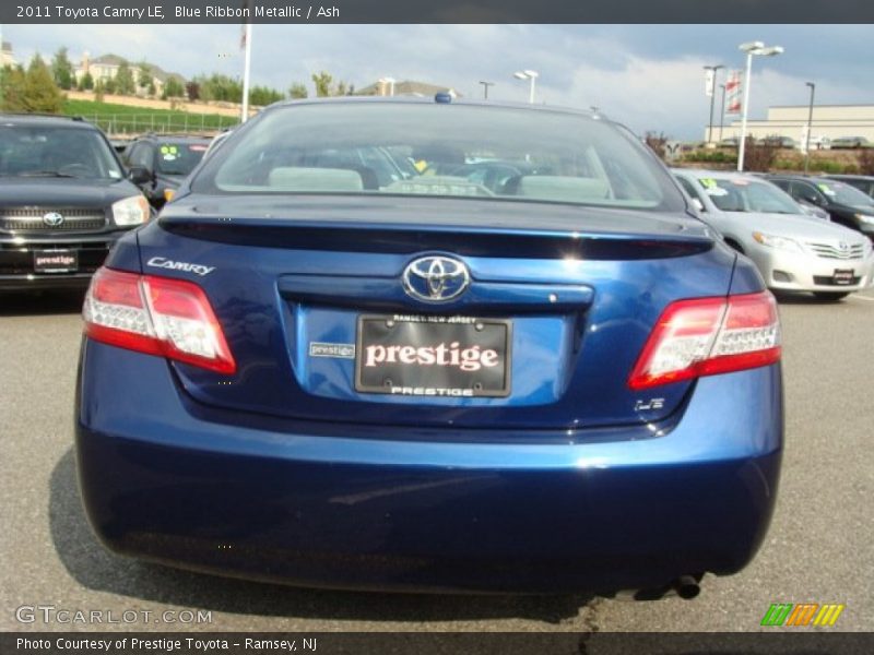 Blue Ribbon Metallic / Ash 2011 Toyota Camry LE