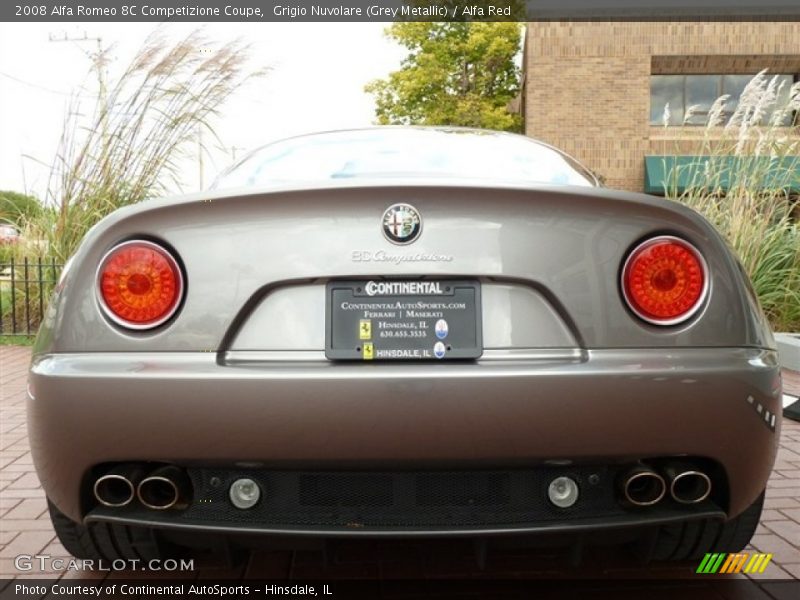 Grigio Nuvolare (Grey Metallic) / Alfa Red 2008 Alfa Romeo 8C Competizione Coupe
