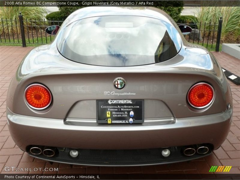 Grigio Nuvolare (Grey Metallic) / Alfa Red 2008 Alfa Romeo 8C Competizione Coupe