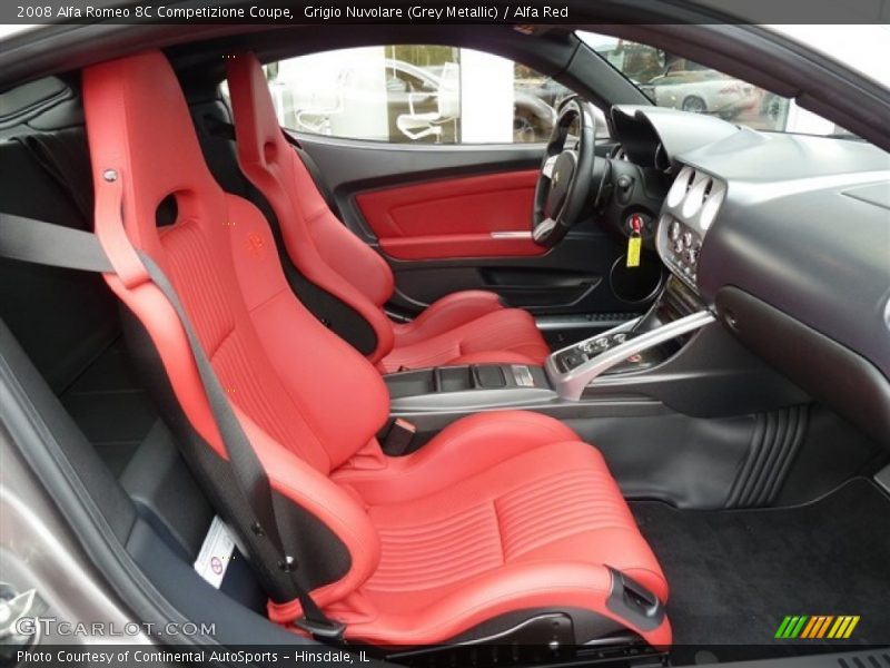  2008 8C Competizione Coupe Alfa Red Interior