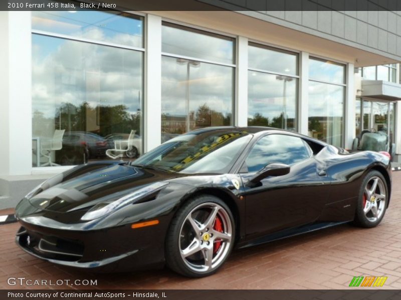 Front 3/4 View of 2010 458 Italia