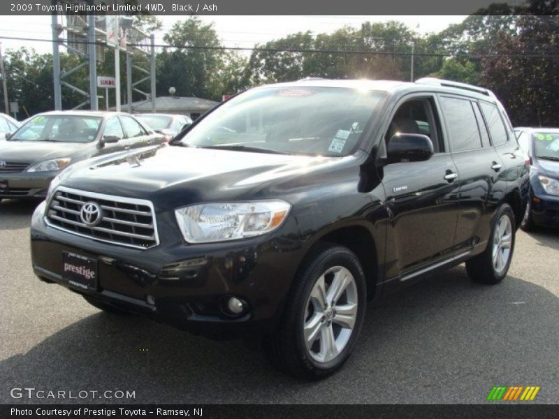 Black / Ash 2009 Toyota Highlander Limited 4WD