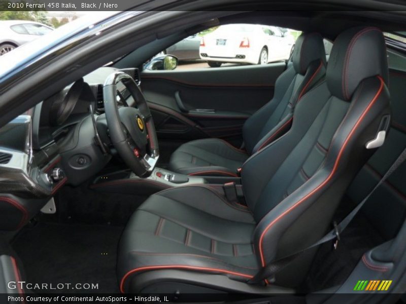 2010 458 Italia Nero Interior