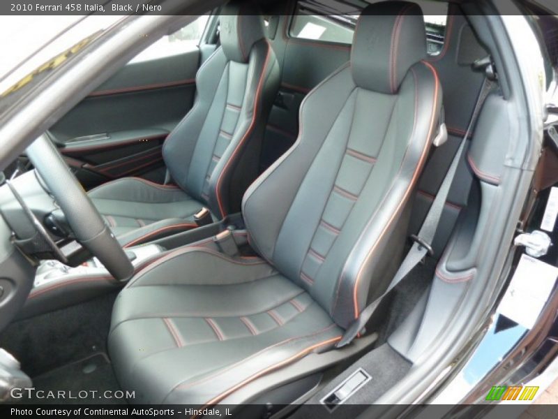  2010 458 Italia Nero Interior