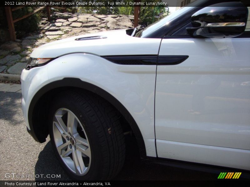 Fuji White / Dynamic Lunar/Ivory 2012 Land Rover Range Rover Evoque Coupe Dynamic