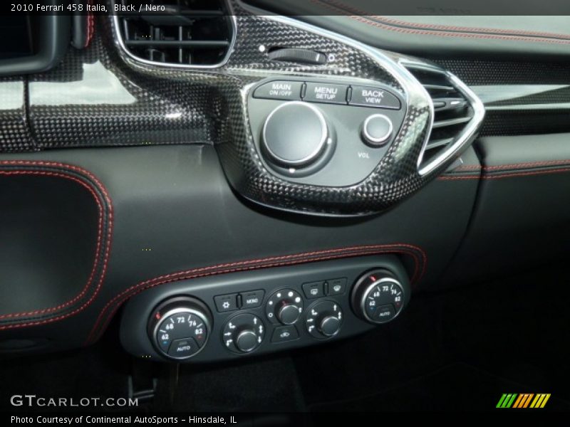 Controls of 2010 458 Italia
