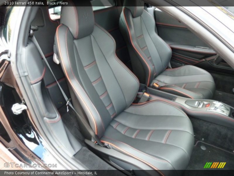  2010 458 Italia Nero Interior