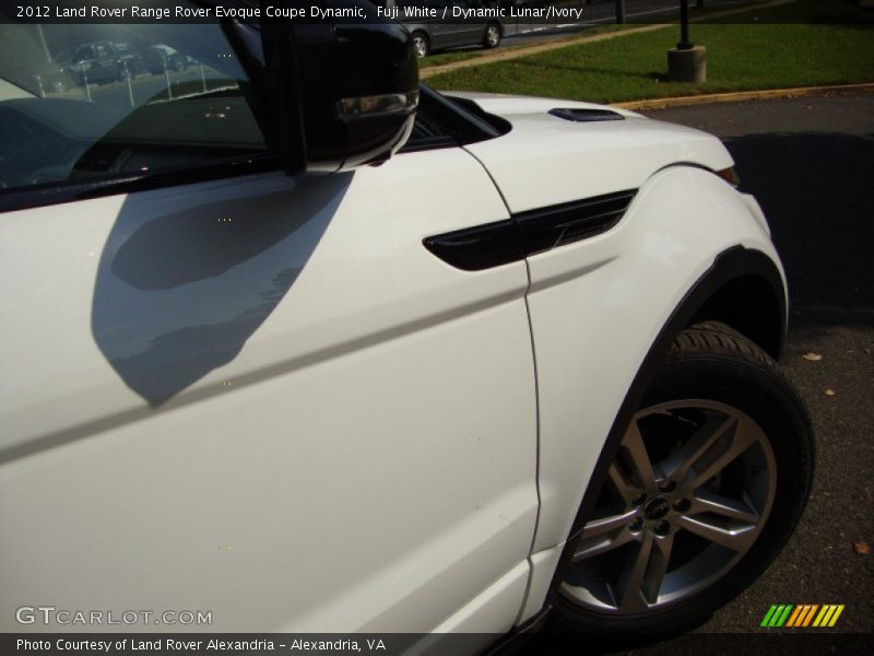 Fuji White / Dynamic Lunar/Ivory 2012 Land Rover Range Rover Evoque Coupe Dynamic