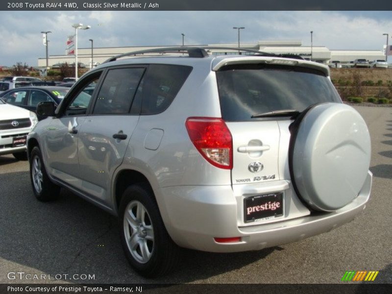 Classic Silver Metallic / Ash 2008 Toyota RAV4 4WD
