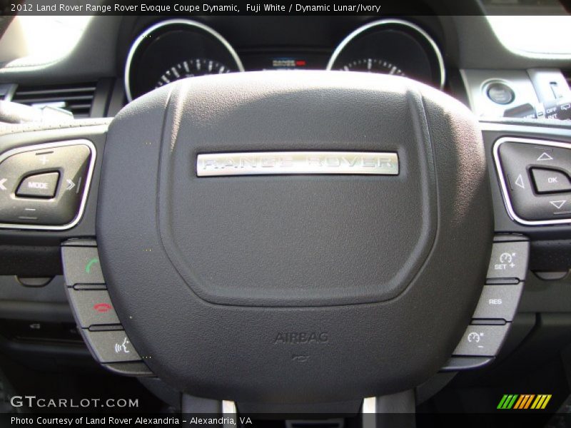  2012 Range Rover Evoque Coupe Dynamic Steering Wheel