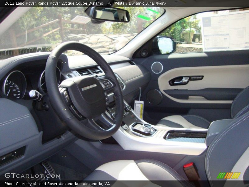  2012 Range Rover Evoque Coupe Dynamic Dynamic Lunar/Ivory Interior