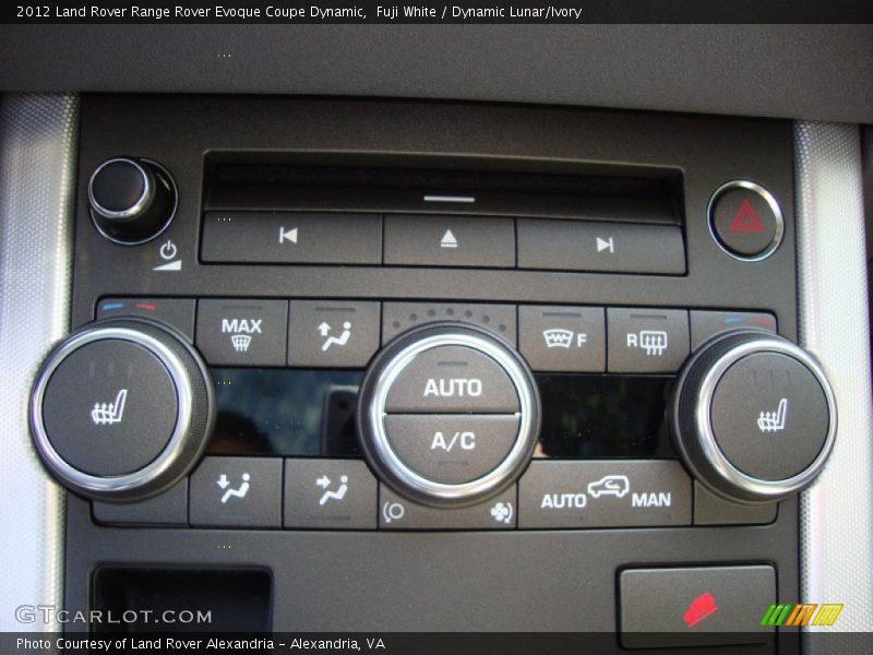 Controls of 2012 Range Rover Evoque Coupe Dynamic