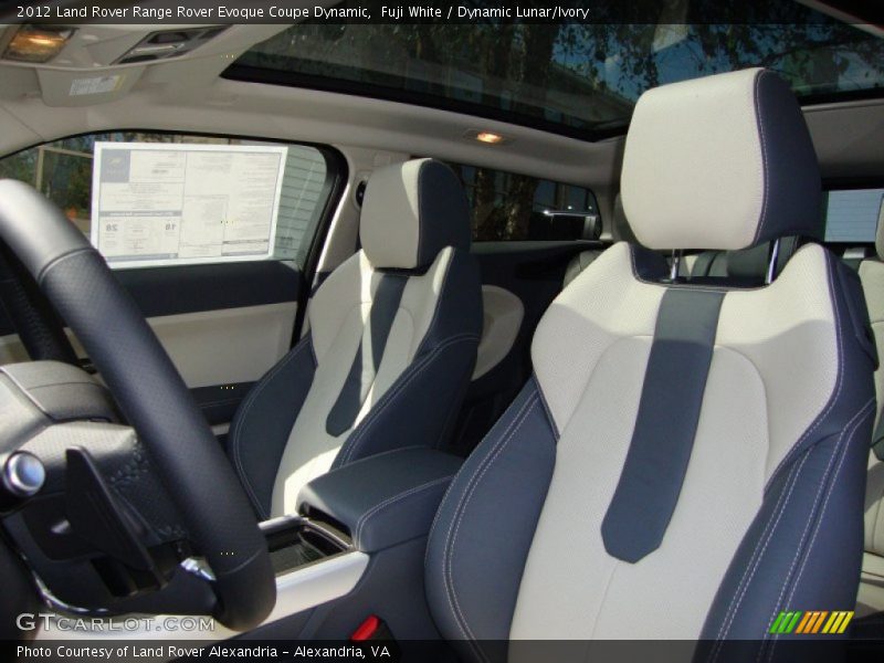  2012 Range Rover Evoque Coupe Dynamic Dynamic Lunar/Ivory Interior