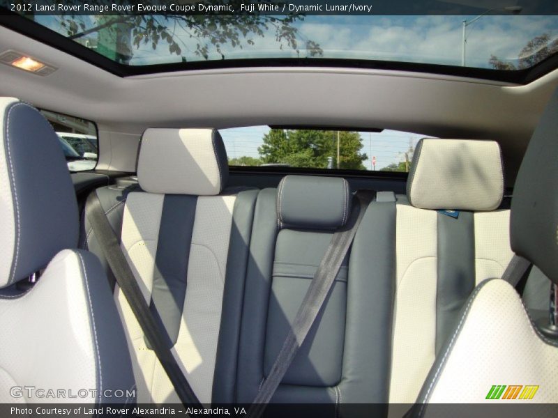  2012 Range Rover Evoque Coupe Dynamic Dynamic Lunar/Ivory Interior