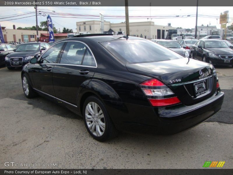 Black / Black 2009 Mercedes-Benz S 550 4Matic Sedan
