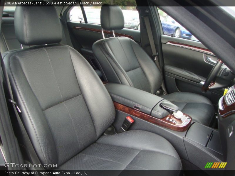 Black / Black 2009 Mercedes-Benz S 550 4Matic Sedan