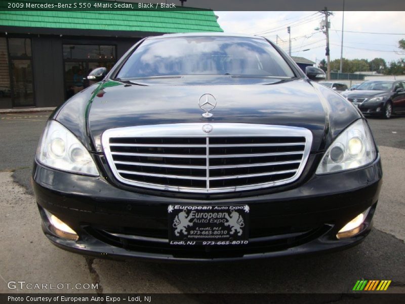 Black / Black 2009 Mercedes-Benz S 550 4Matic Sedan