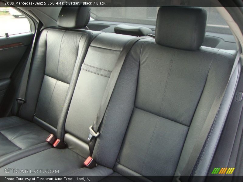 Black / Black 2009 Mercedes-Benz S 550 4Matic Sedan