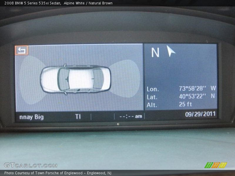 Alpine White / Natural Brown 2008 BMW 5 Series 535xi Sedan