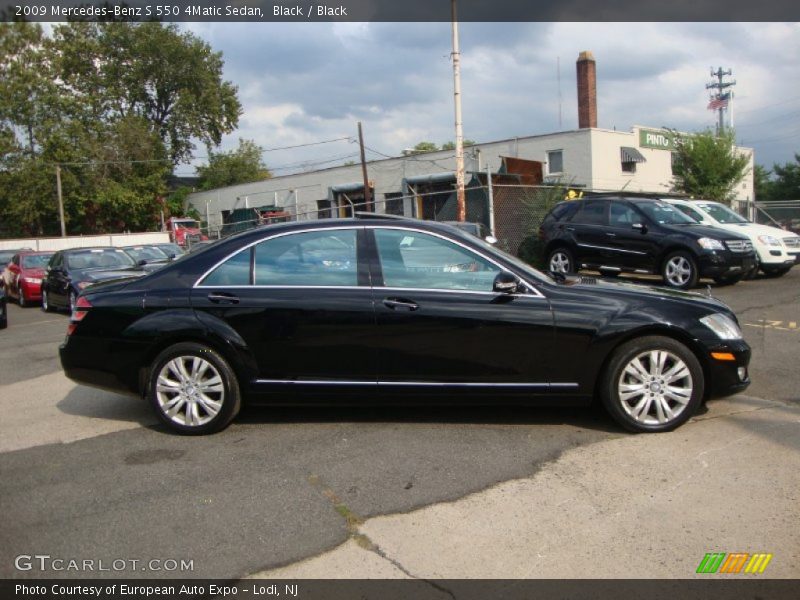 Black / Black 2009 Mercedes-Benz S 550 4Matic Sedan