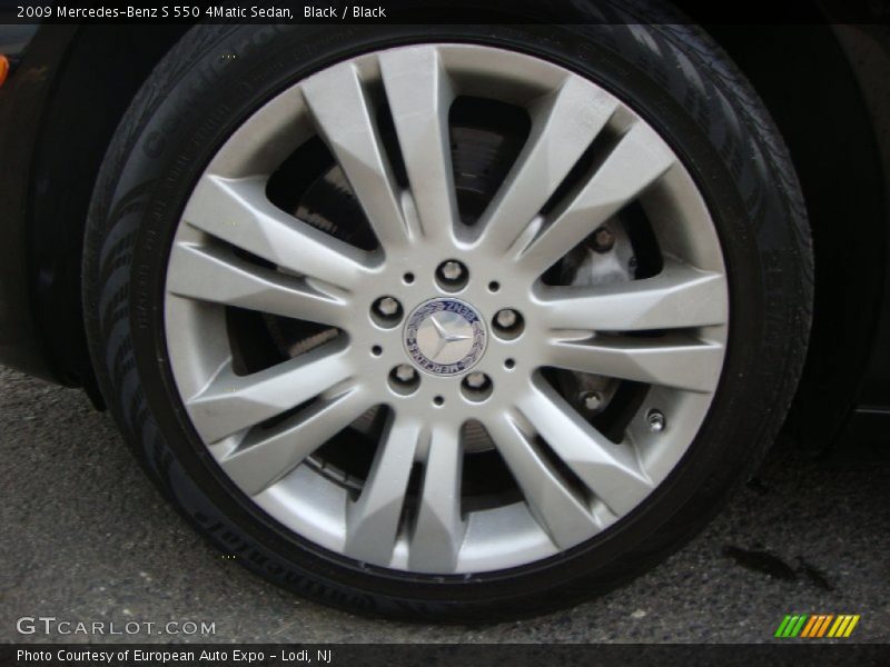 Black / Black 2009 Mercedes-Benz S 550 4Matic Sedan