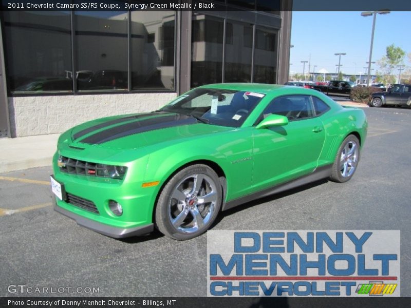 Synergy Green Metallic / Black 2011 Chevrolet Camaro SS/RS Coupe