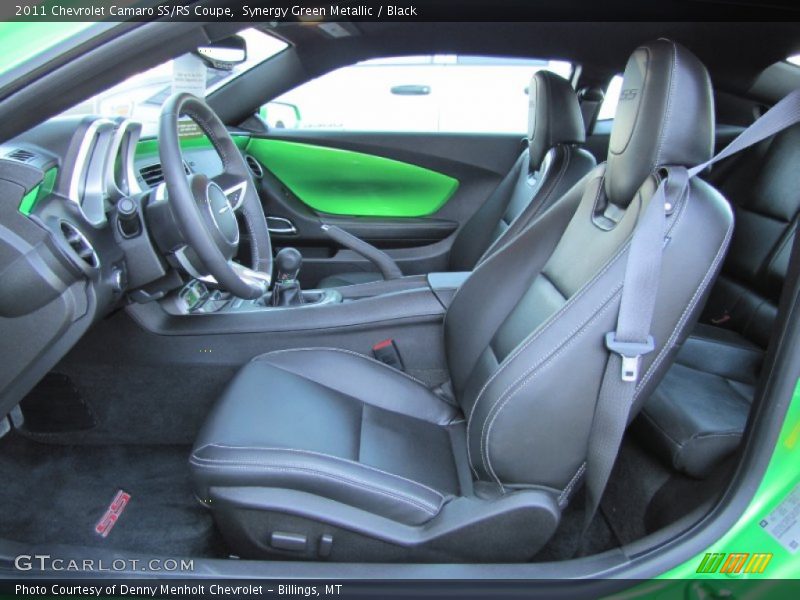 Synergy Green Metallic / Black 2011 Chevrolet Camaro SS/RS Coupe