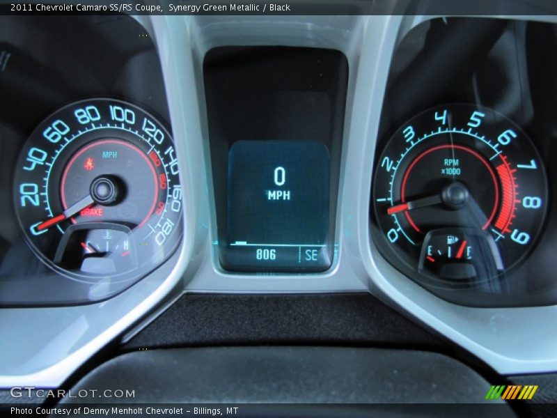 Synergy Green Metallic / Black 2011 Chevrolet Camaro SS/RS Coupe