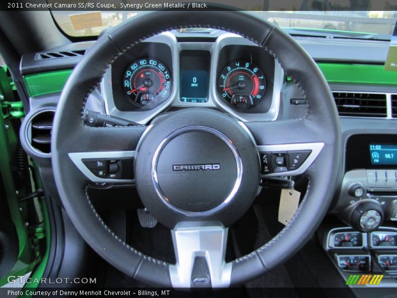Synergy Green Metallic / Black 2011 Chevrolet Camaro SS/RS Coupe