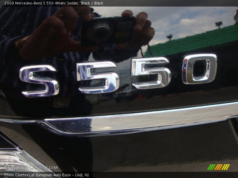 Black / Black 2009 Mercedes-Benz S 550 4Matic Sedan