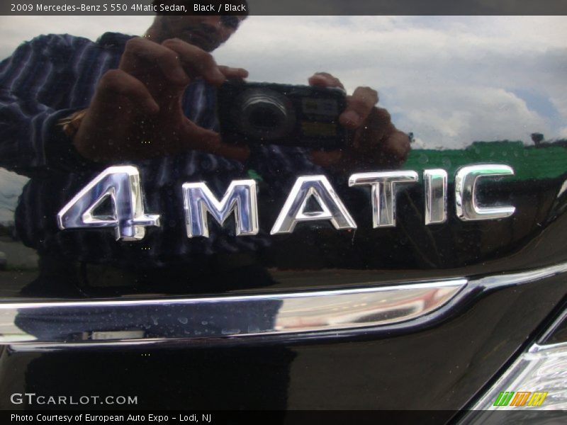 Black / Black 2009 Mercedes-Benz S 550 4Matic Sedan