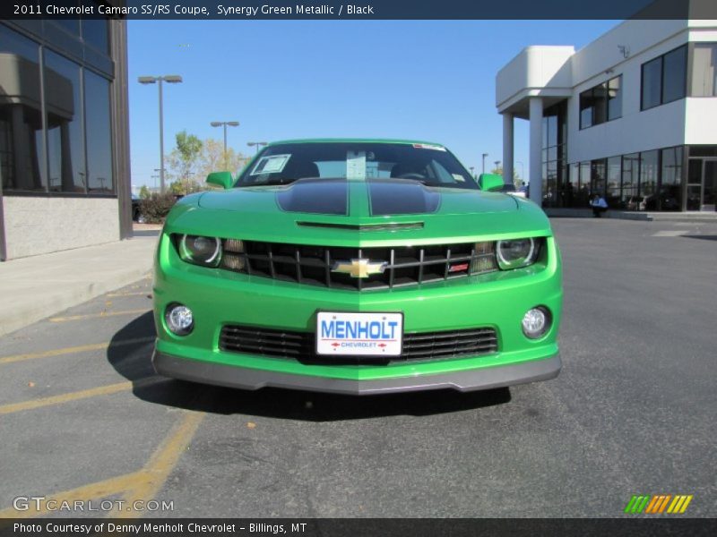 Synergy Green Metallic / Black 2011 Chevrolet Camaro SS/RS Coupe