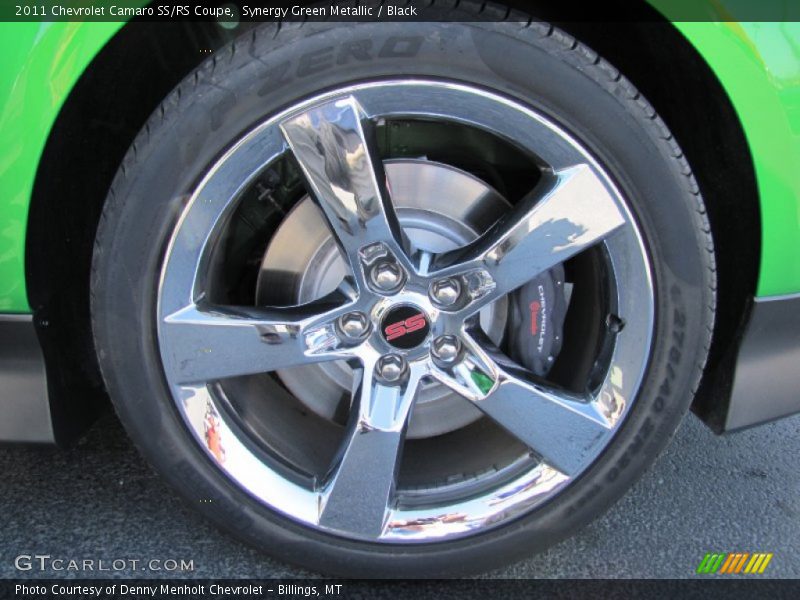 Synergy Green Metallic / Black 2011 Chevrolet Camaro SS/RS Coupe