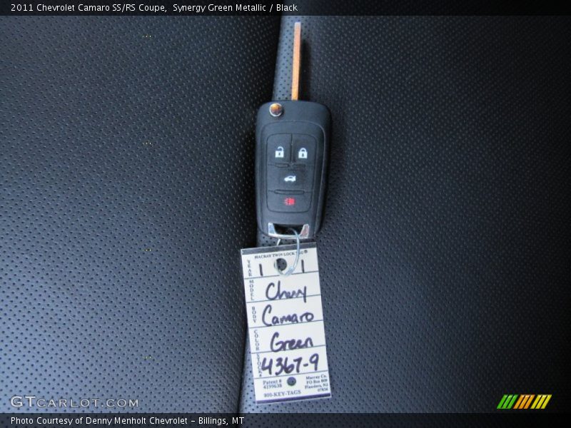Synergy Green Metallic / Black 2011 Chevrolet Camaro SS/RS Coupe
