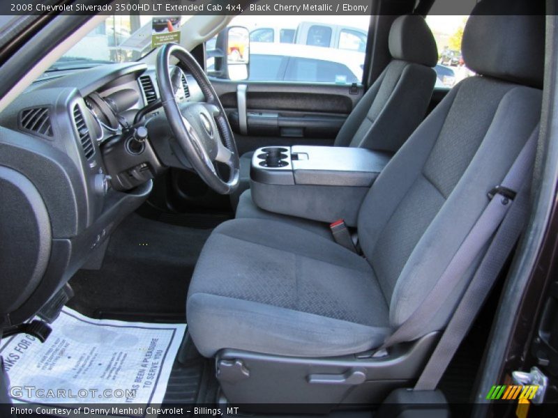 Black Cherry Metallic / Ebony 2008 Chevrolet Silverado 3500HD LT Extended Cab 4x4
