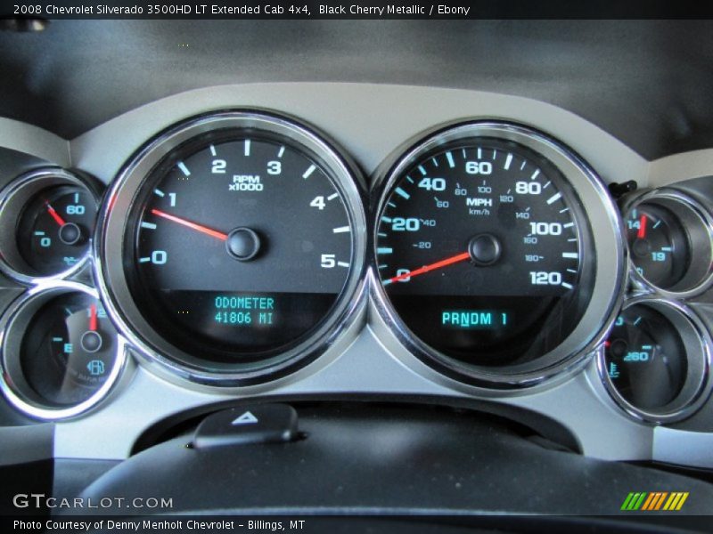  2008 Silverado 3500HD LT Extended Cab 4x4 LT Extended Cab 4x4 Gauges