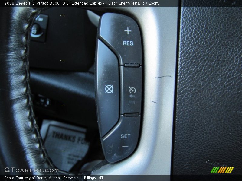 Black Cherry Metallic / Ebony 2008 Chevrolet Silverado 3500HD LT Extended Cab 4x4