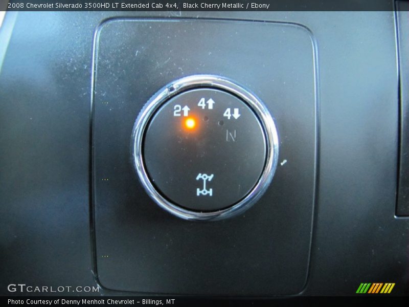 Black Cherry Metallic / Ebony 2008 Chevrolet Silverado 3500HD LT Extended Cab 4x4