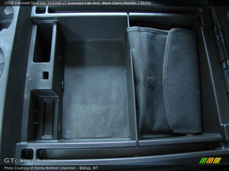 Black Cherry Metallic / Ebony 2008 Chevrolet Silverado 3500HD LT Extended Cab 4x4