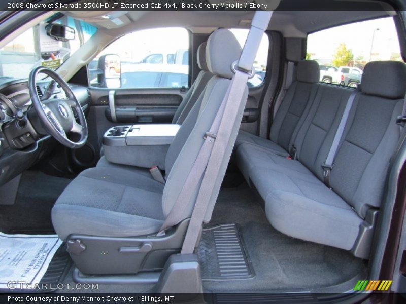  2008 Silverado 3500HD LT Extended Cab 4x4 Ebony Interior