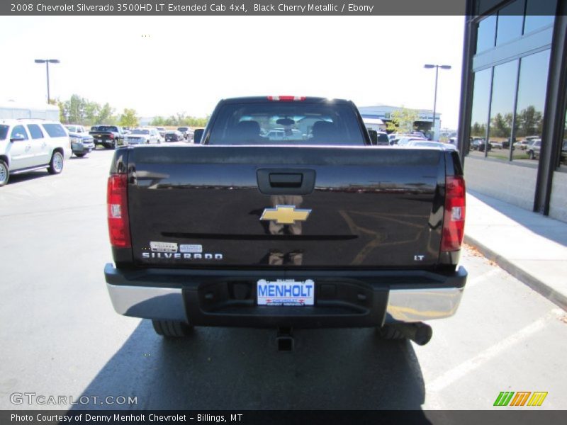 Black Cherry Metallic / Ebony 2008 Chevrolet Silverado 3500HD LT Extended Cab 4x4