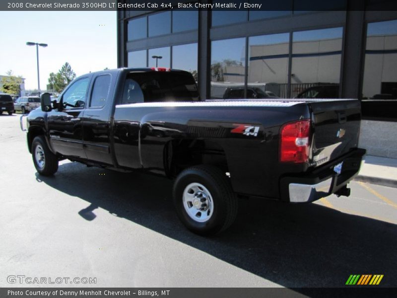 Black Cherry Metallic / Ebony 2008 Chevrolet Silverado 3500HD LT Extended Cab 4x4