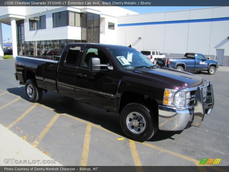 Black Cherry Metallic / Ebony 2008 Chevrolet Silverado 3500HD LT Extended Cab 4x4