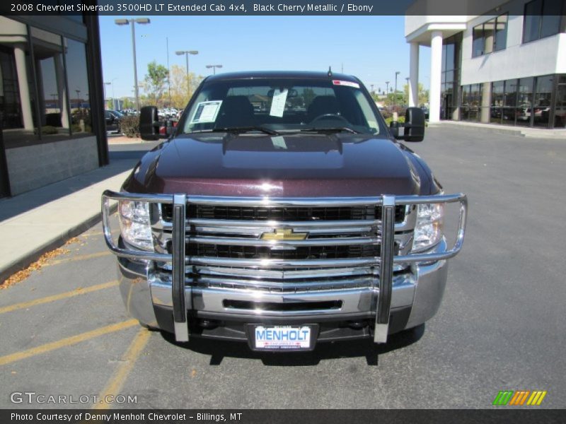 Black Cherry Metallic / Ebony 2008 Chevrolet Silverado 3500HD LT Extended Cab 4x4