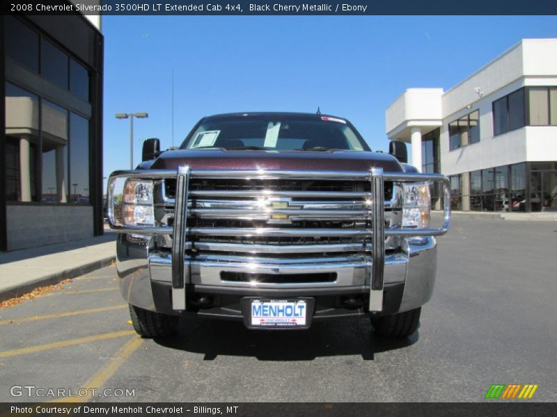 Black Cherry Metallic / Ebony 2008 Chevrolet Silverado 3500HD LT Extended Cab 4x4