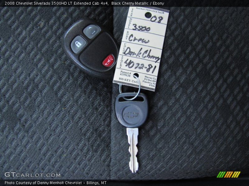 Keys of 2008 Silverado 3500HD LT Extended Cab 4x4