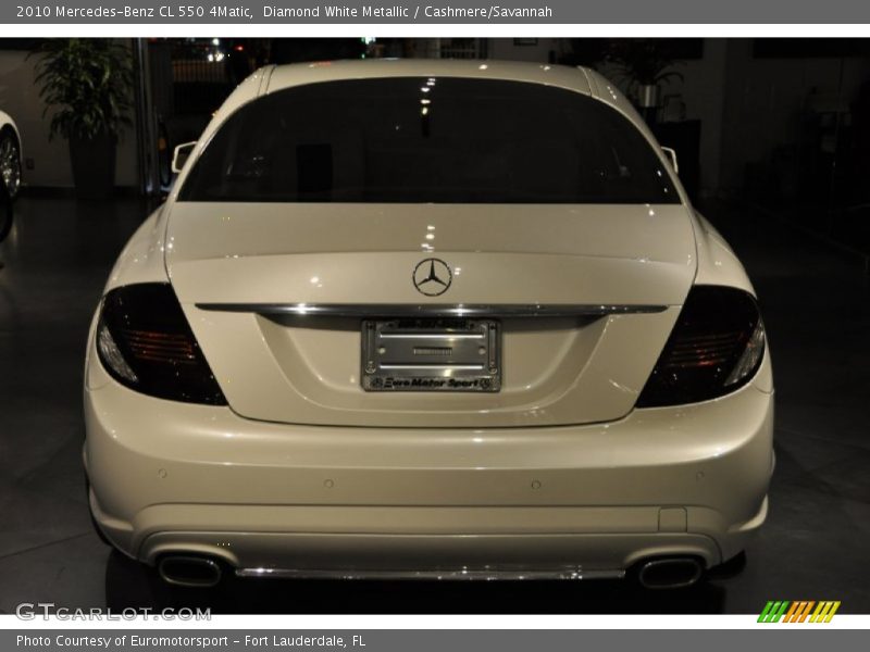 Diamond White Metallic / Cashmere/Savannah 2010 Mercedes-Benz CL 550 4Matic