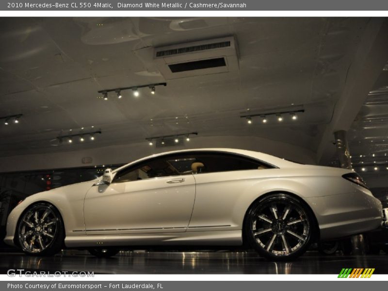 Diamond White Metallic / Cashmere/Savannah 2010 Mercedes-Benz CL 550 4Matic