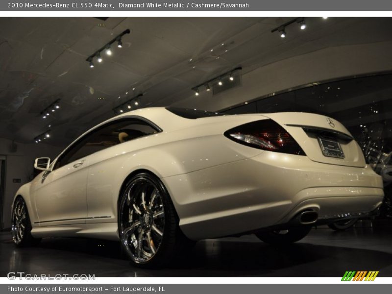 Diamond White Metallic / Cashmere/Savannah 2010 Mercedes-Benz CL 550 4Matic