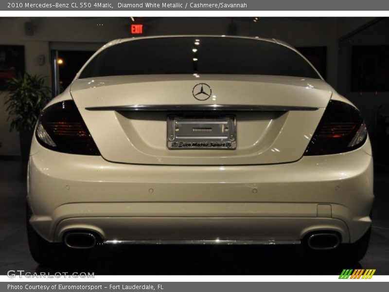 Diamond White Metallic / Cashmere/Savannah 2010 Mercedes-Benz CL 550 4Matic